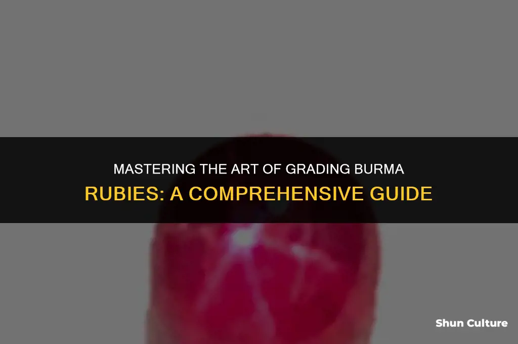 how to grade burma ruby
