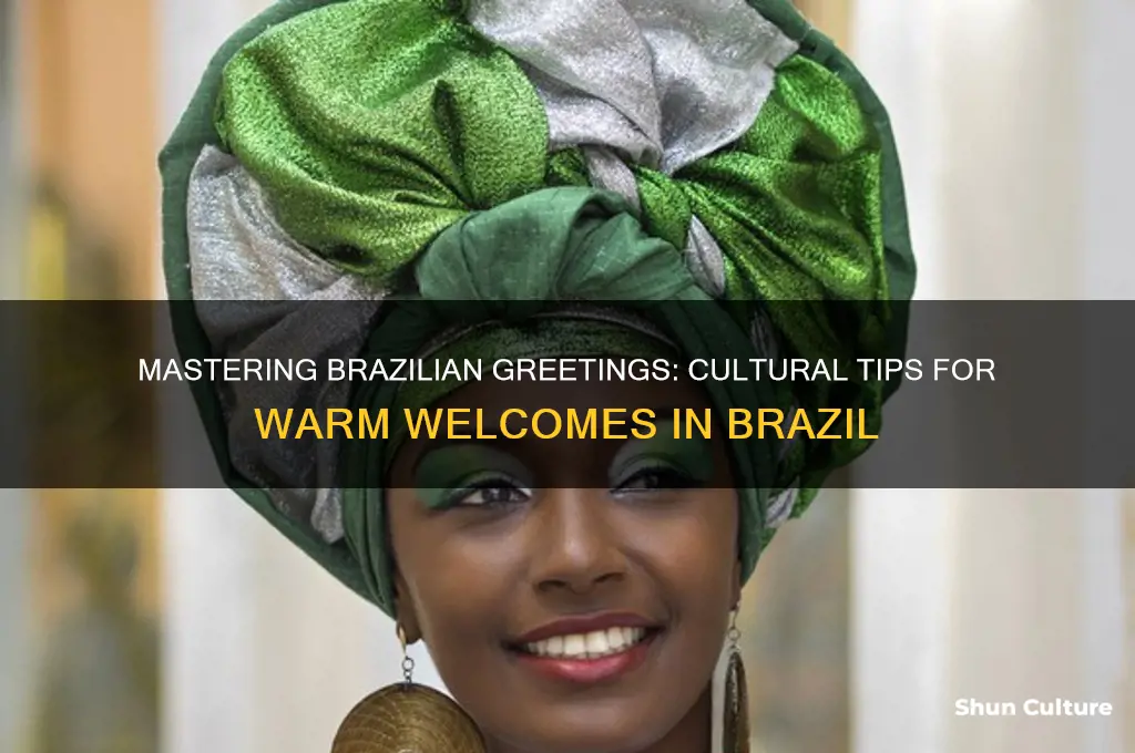 how to greet a person in brazil