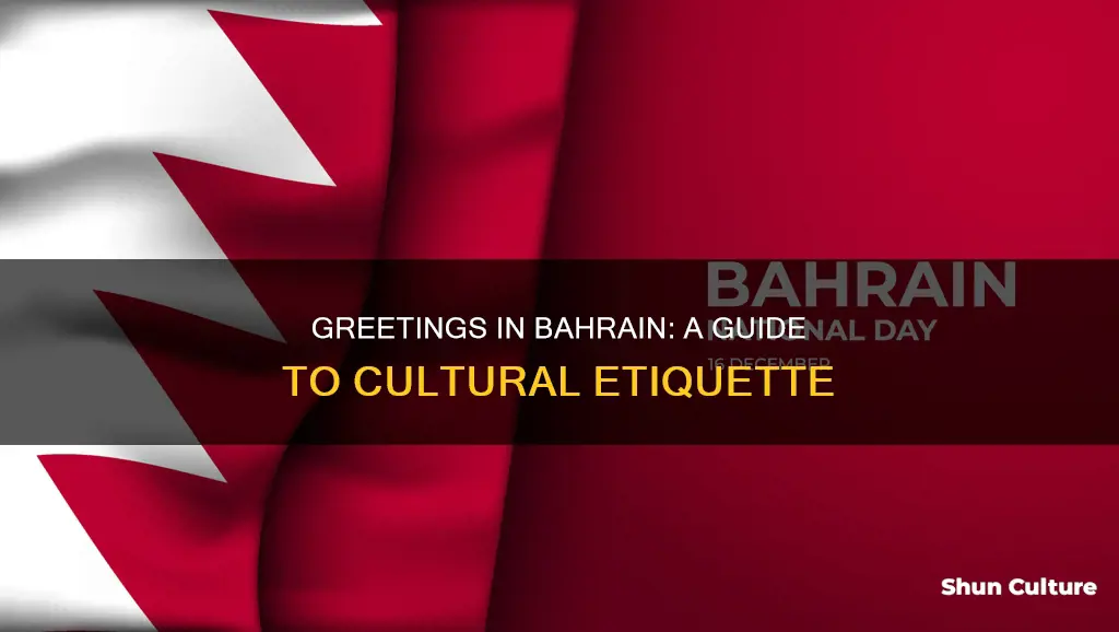 how to greet in bahrain