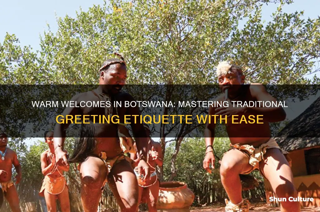 how to greet people in botswana
