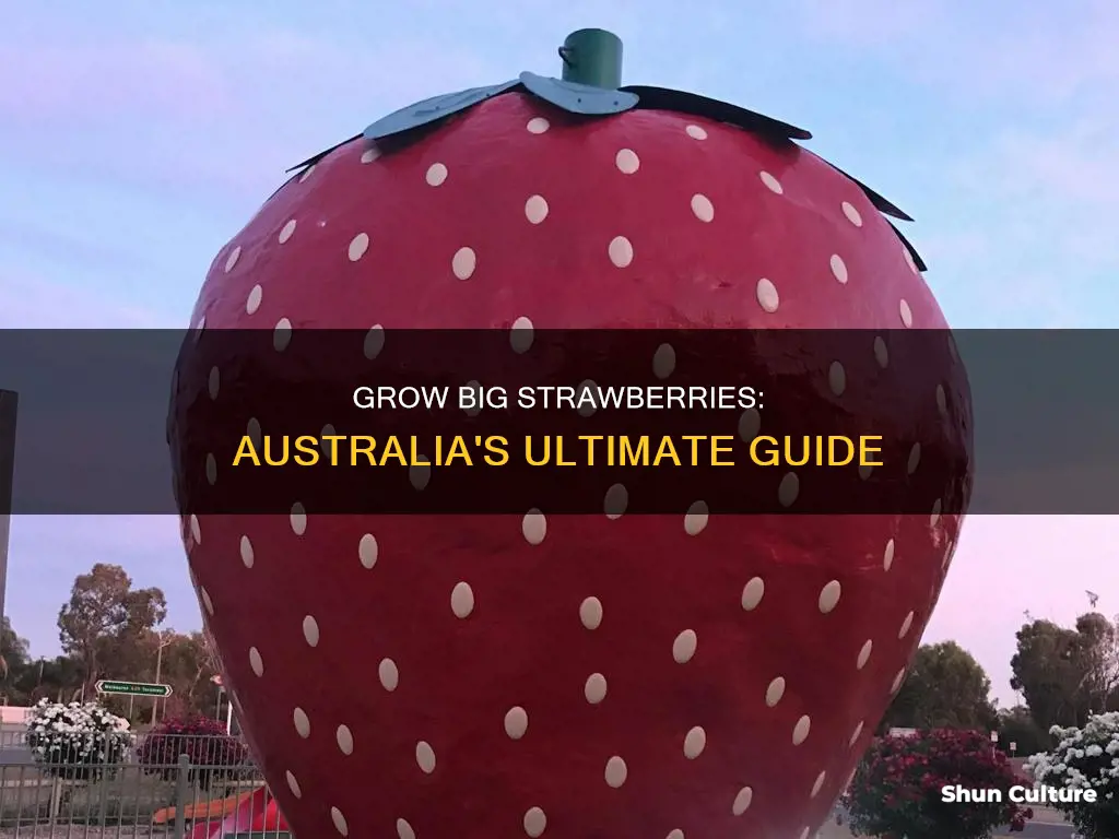 how to grow big strawberries in australia