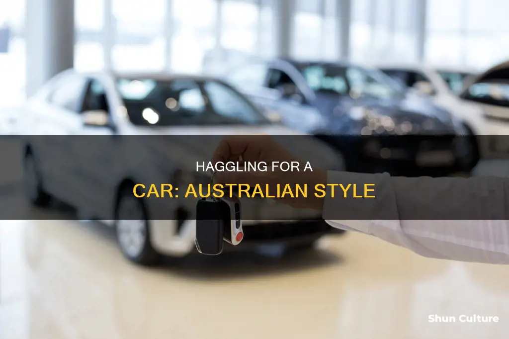 how to haggle for a car in australia