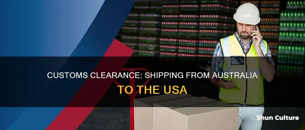 how to handle customs for shipping from australia to usa