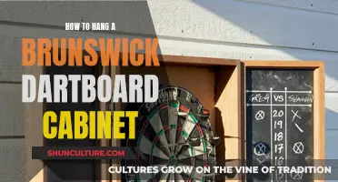 Mounting Your Brunswick Dartboard Cabinet