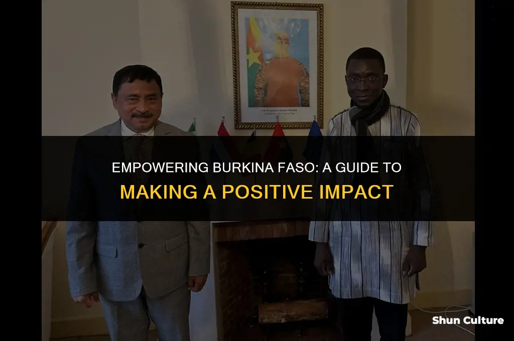 how to help burkina faso