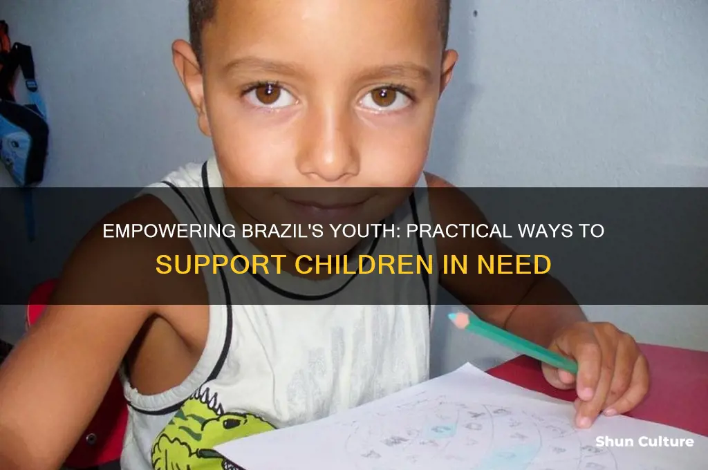 how to help children in brazil