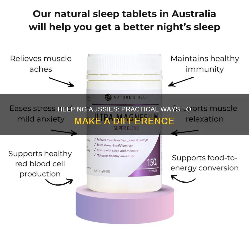 how to help people in australia