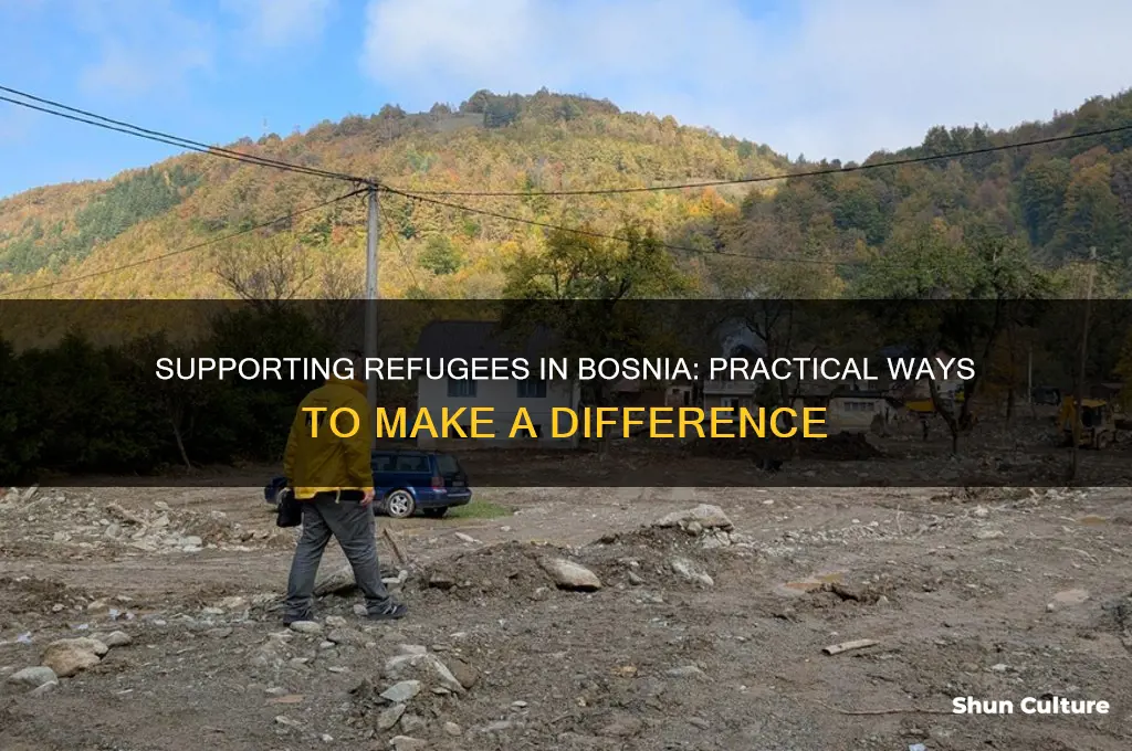 how to help refugees in bosnia