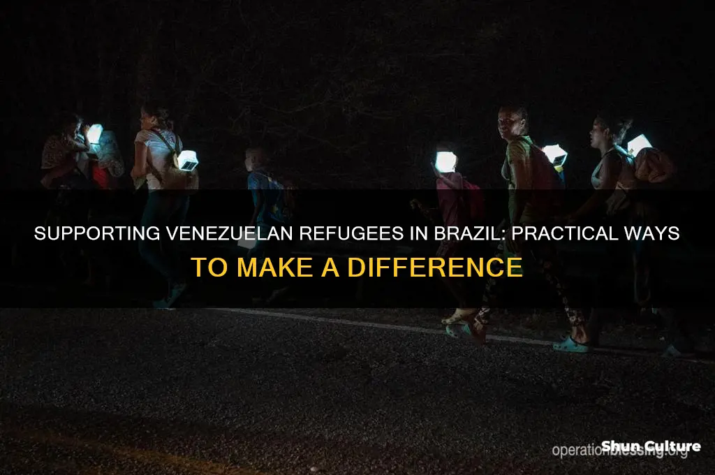 how to help venezuelans in brazil