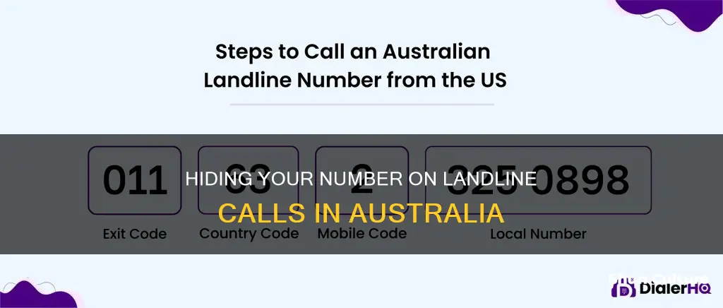 how to hide number from landline australia