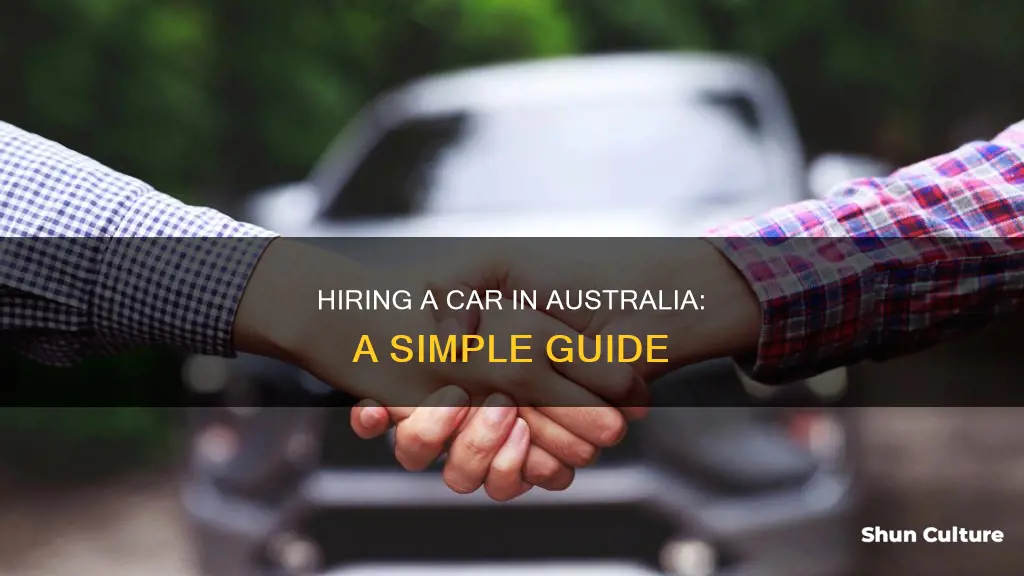 how to hire a car in australia