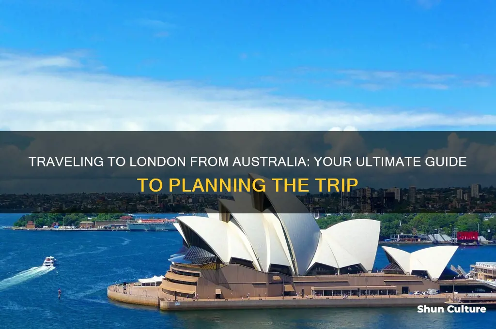 how to I go to lonon from australia