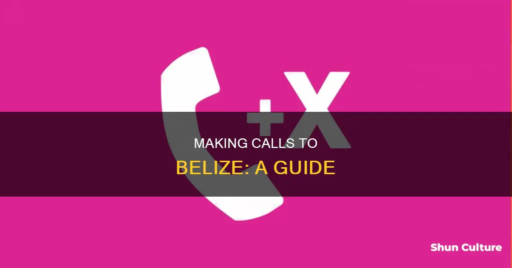 how to ial a call to belize