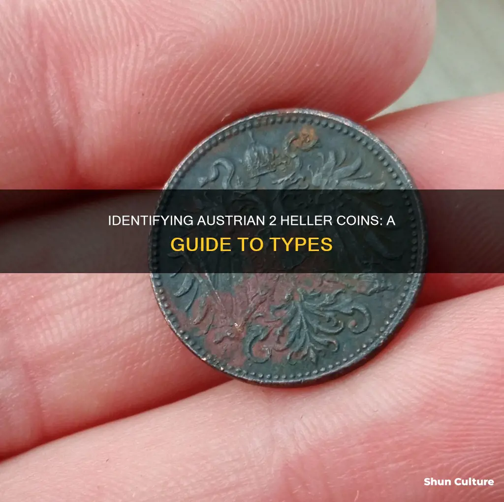 how to identify austria 2 heller type
