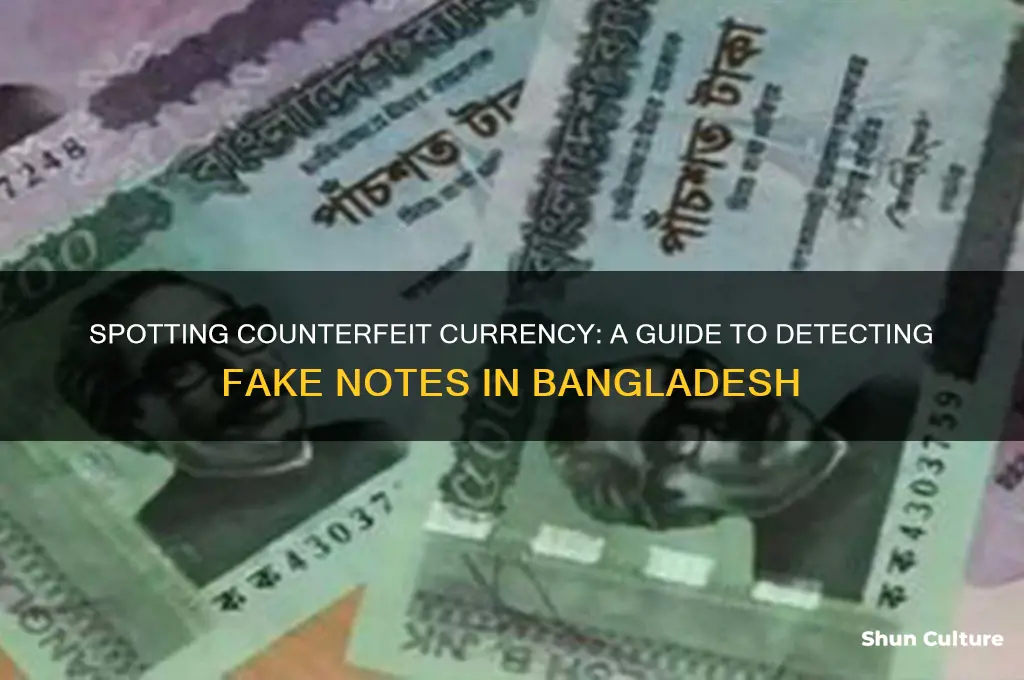 how to identify fake notes in bangladesh