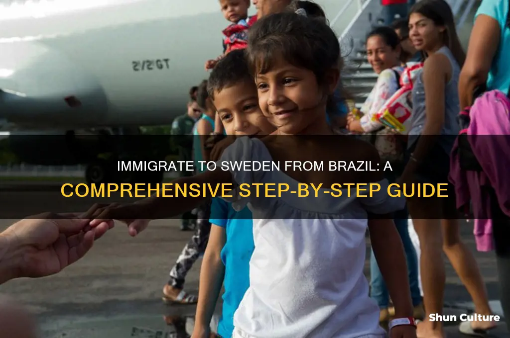 how to immigrate to sweden from brazil