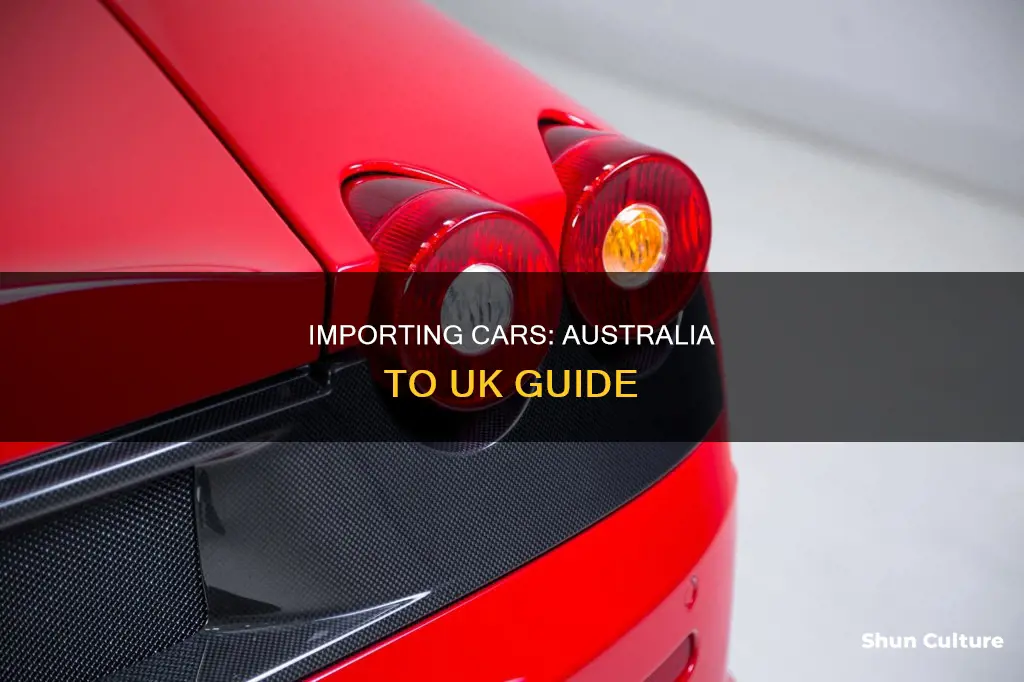 how to import a car from australia to uk