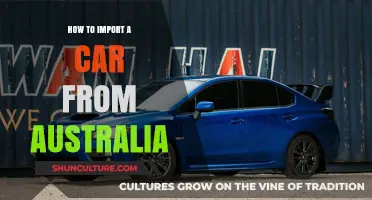 Importing Cars from Australia: What You Need to Know