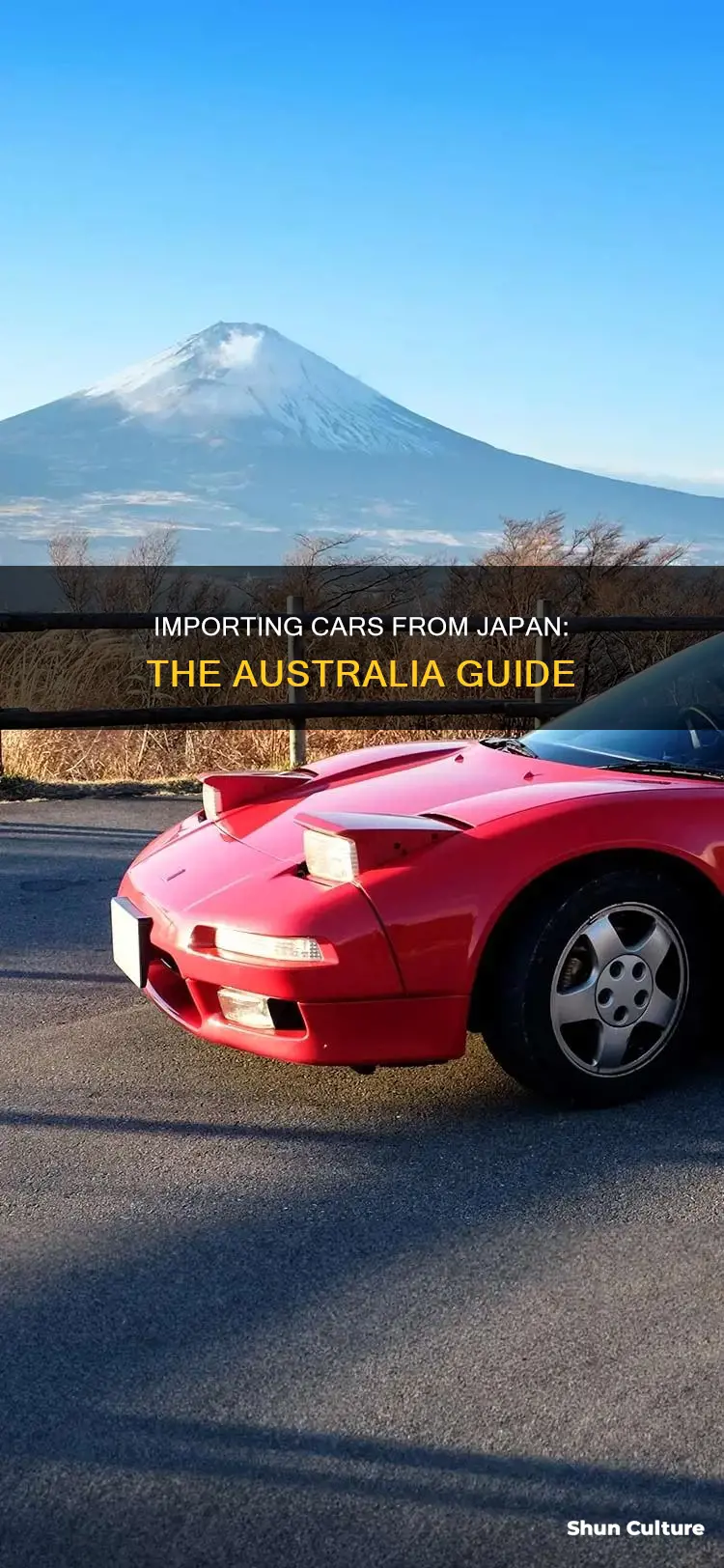 how to import a car from japan into australia