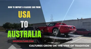 Importing Classic Cars: USA to Australia