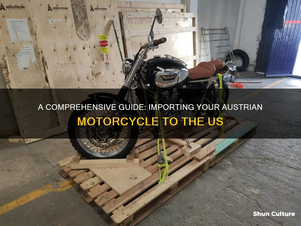 how to import a motorcycle from austria