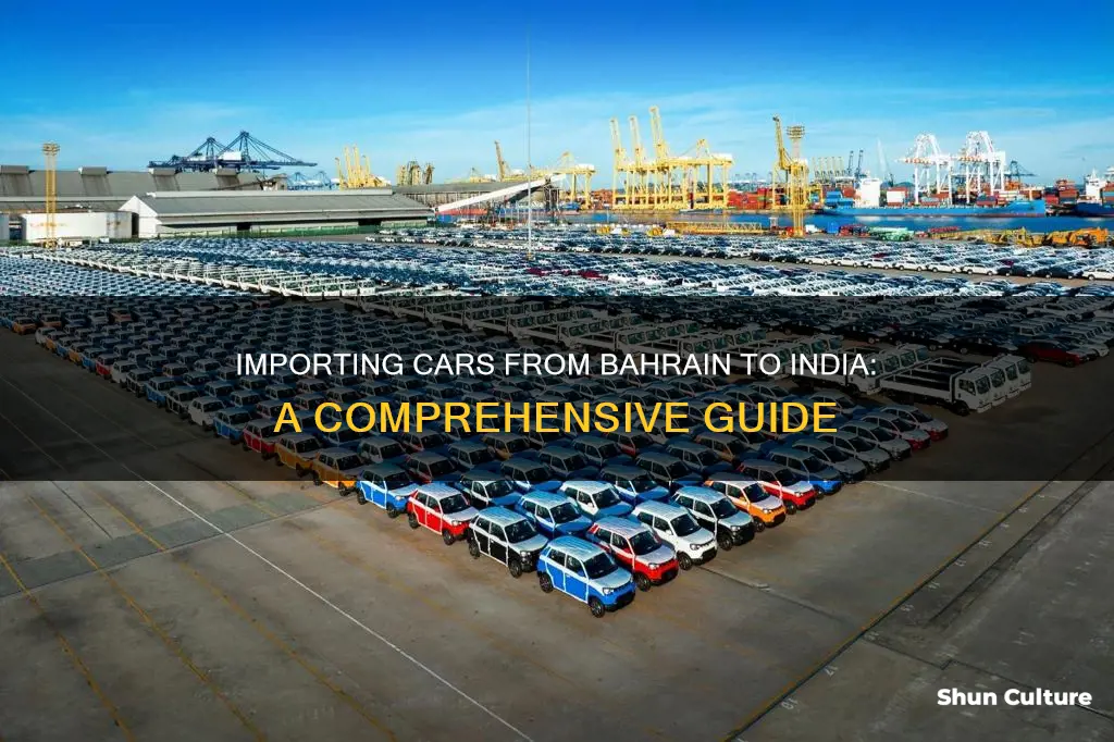 how to import car from bahrain to india