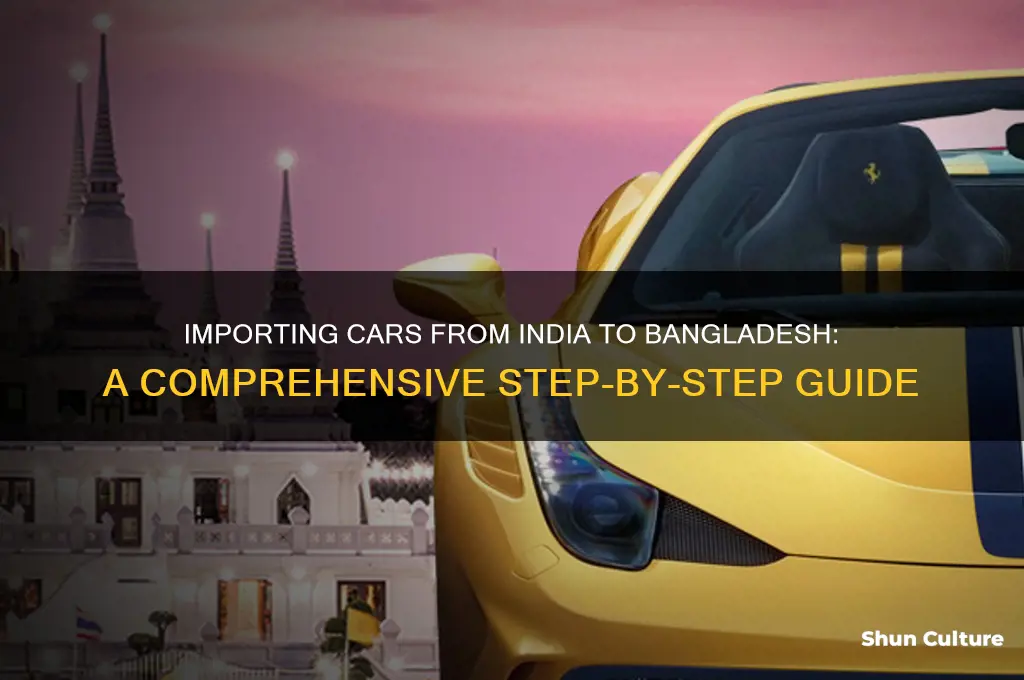 how to import car from india to bangladesh