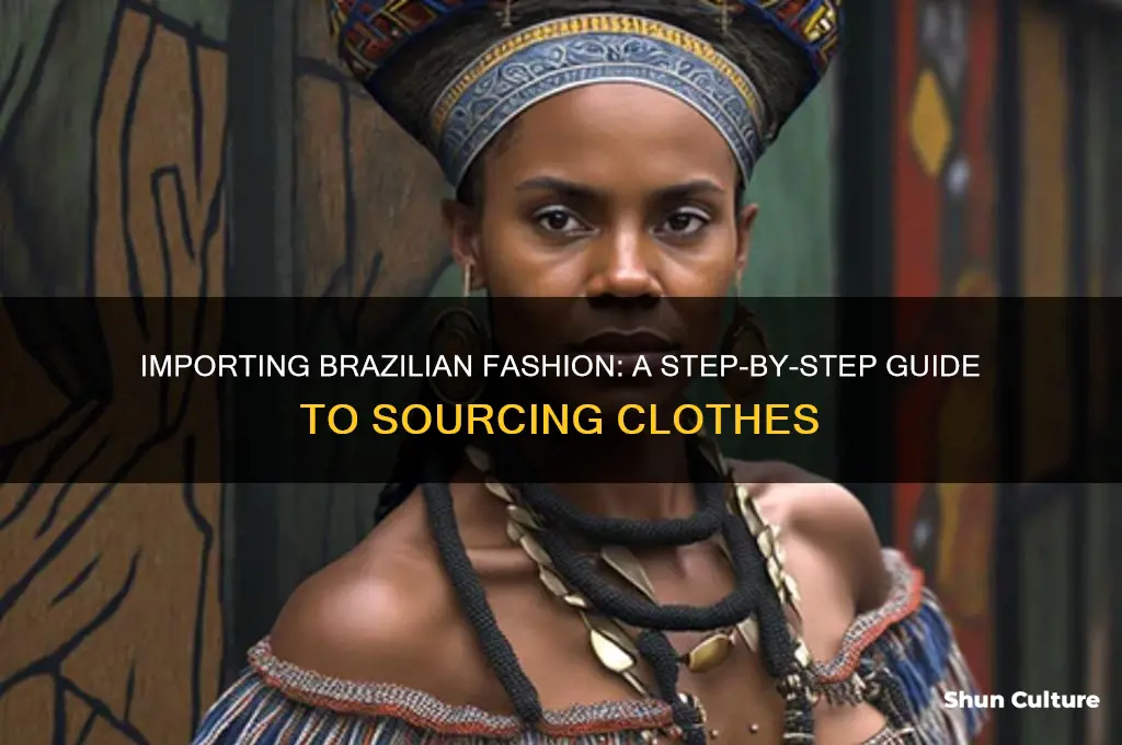 how to import clothes from brazil
