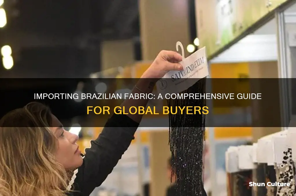 how to import fabric from brazil