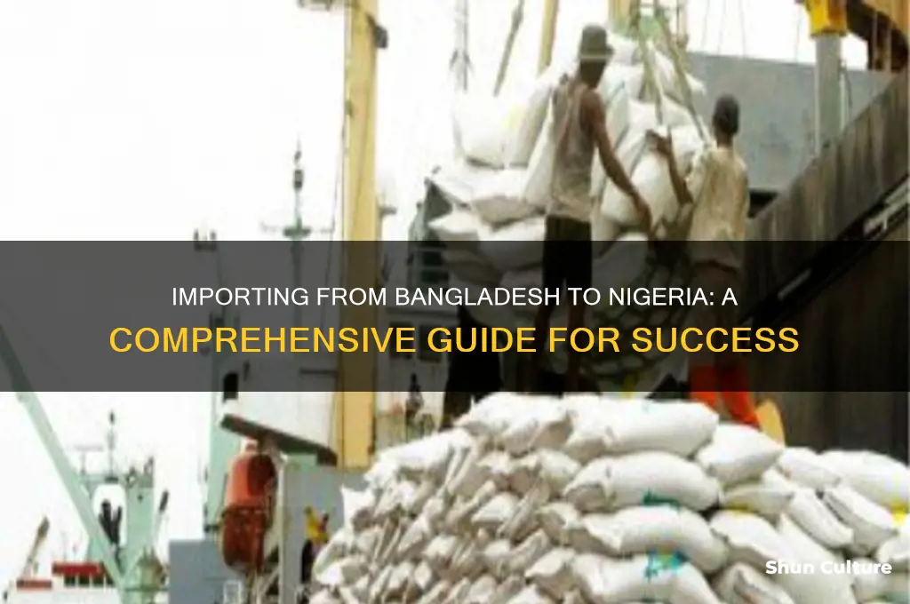 how to import from bangladesh to nigeria