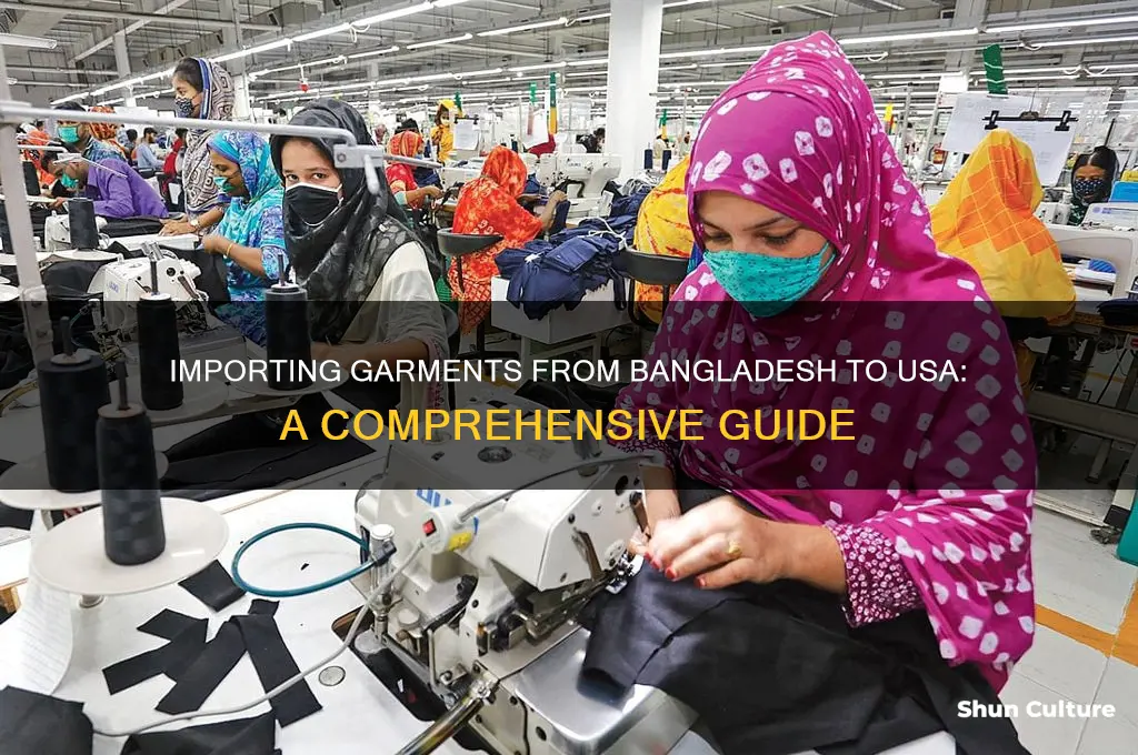 how to import garments from bangladesh to usa