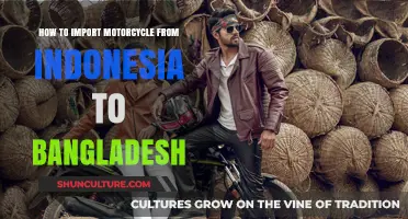 Importing Motorcycles from Indonesia to Bangladesh: A Comprehensive Guide