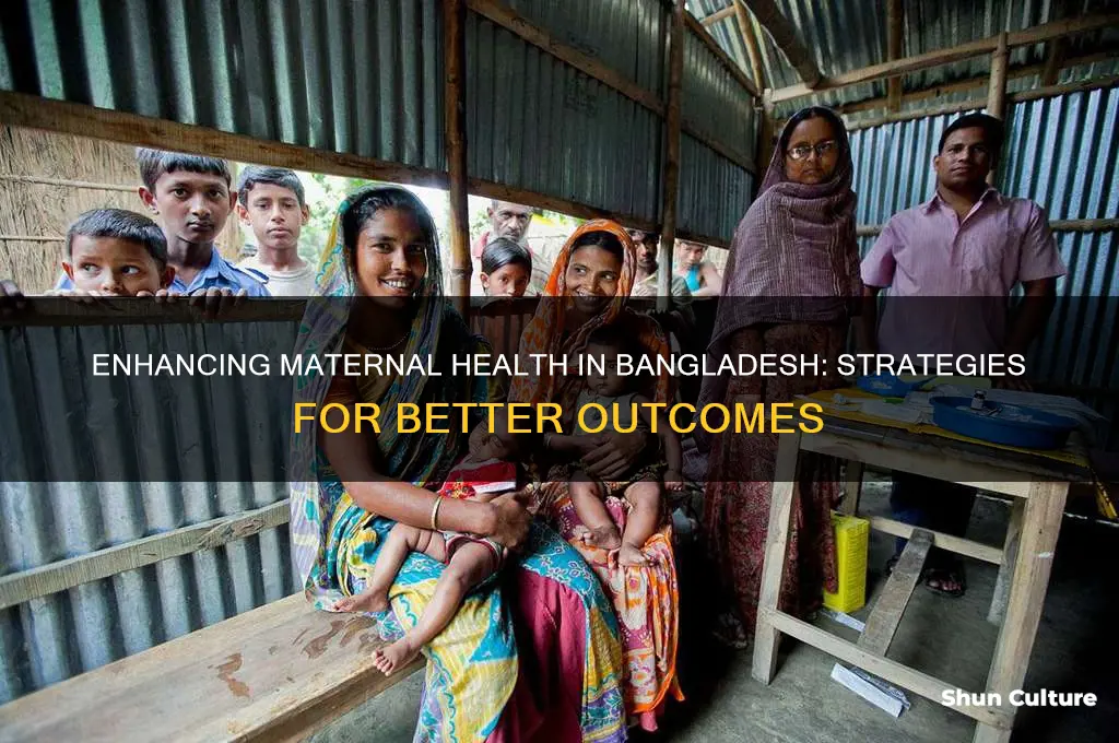 how to improve maternal health in bangladesh