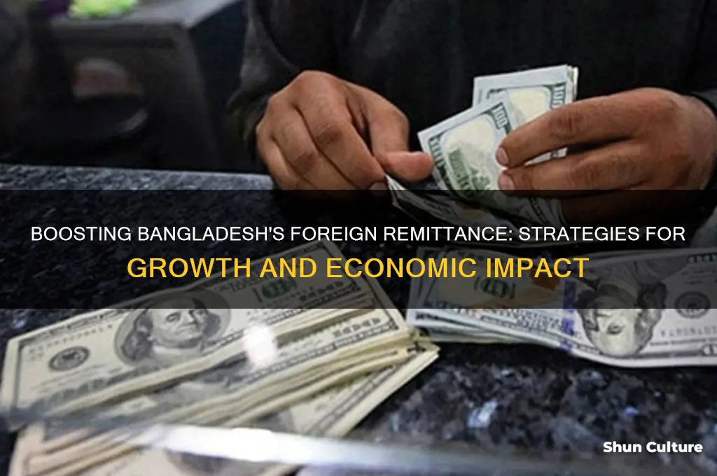 how to increase foreign remittance in bangladesh
