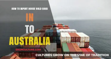 Importing Household Goods: Australia's Guide