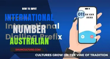 International Calling: Inputting Numbers for Australia