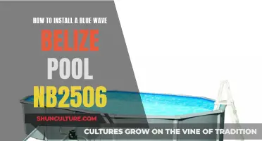 Blue Wave Belize Pool NB2506: Installation Guide