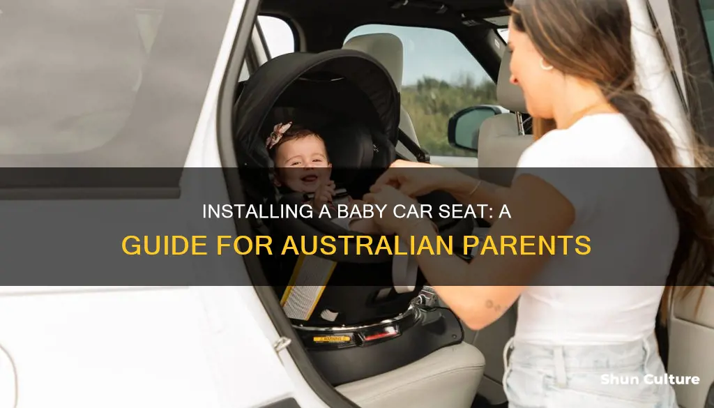 how to install baby car seat australia
