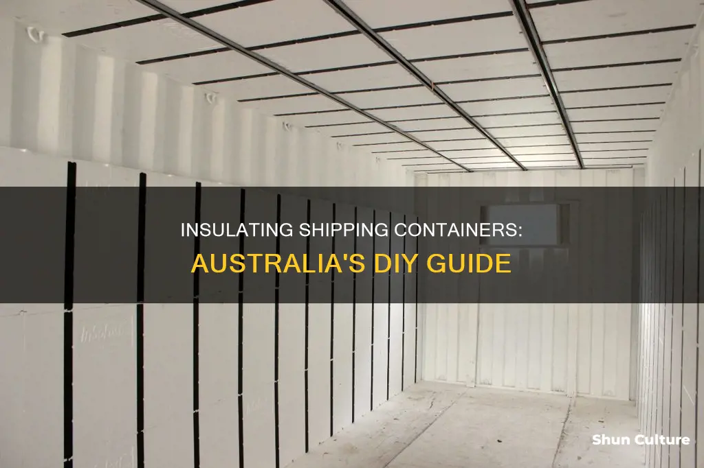 how to insulate a shipping container australia