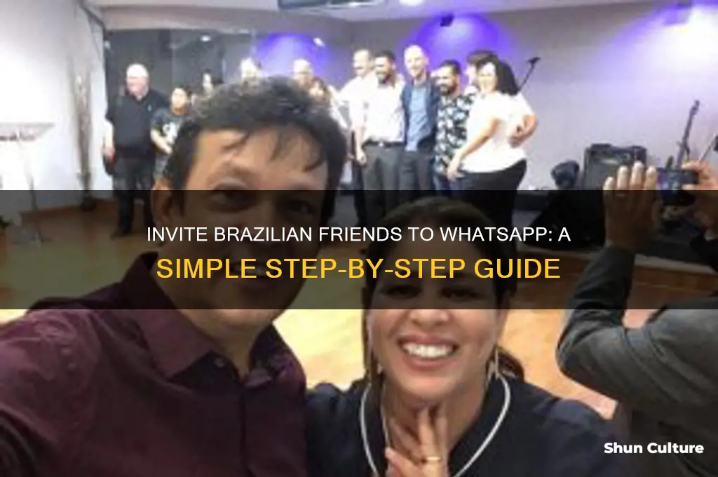 how to invite someone from brazil on to whatsapp
