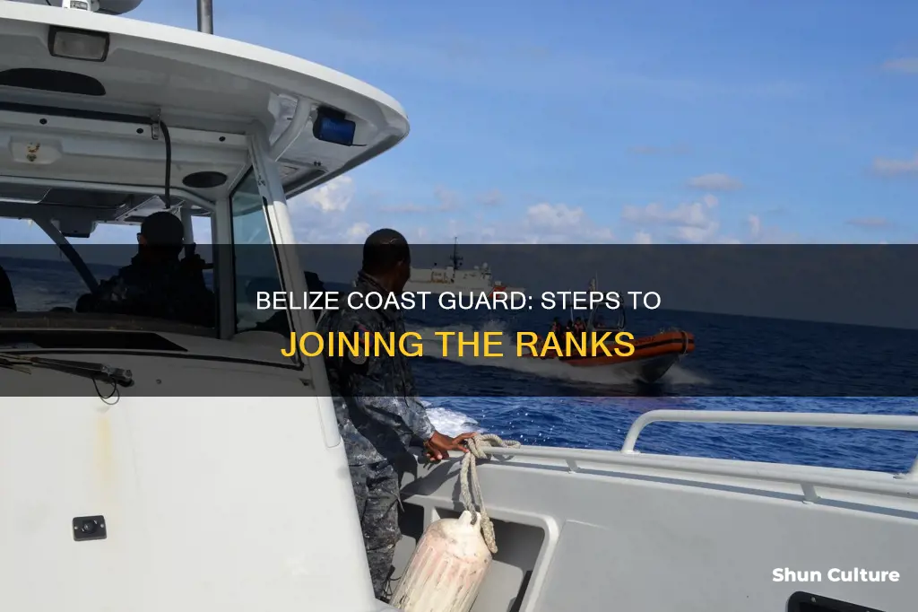 how to join the belize coast guard