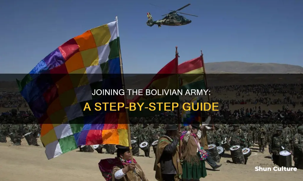 how to join the bolivian army