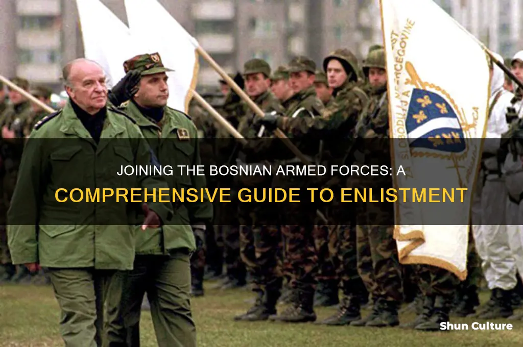 how to join the bosnian army