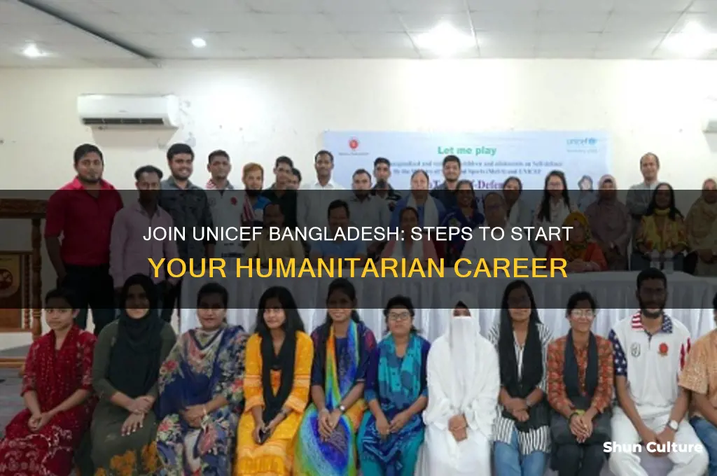 how to join unicef bangladesh