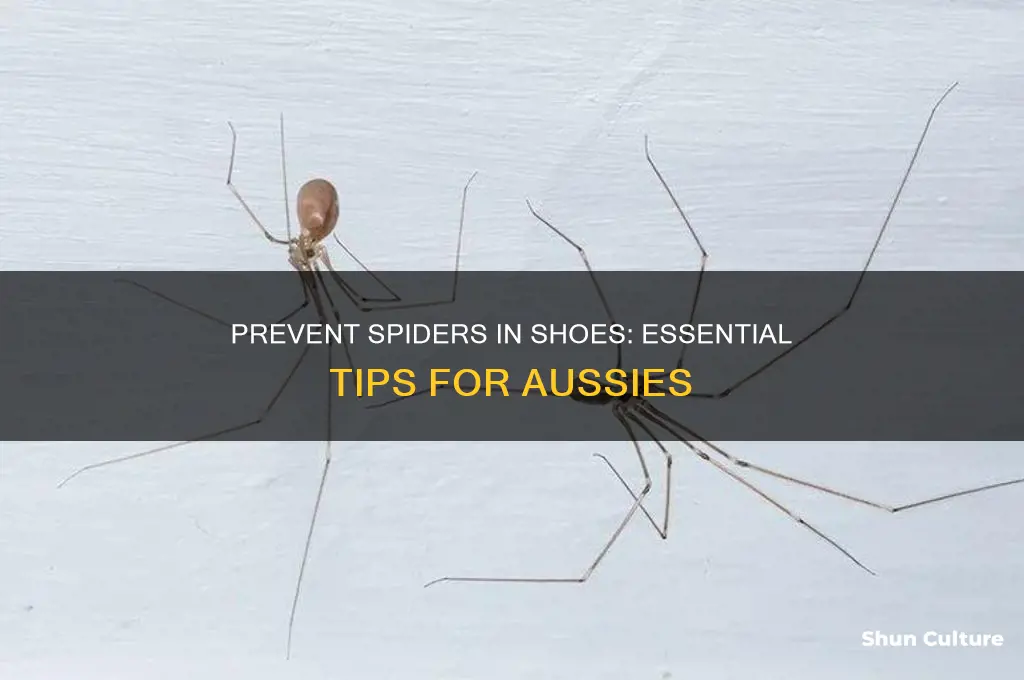 how to keep spiders from going in your shoes australia