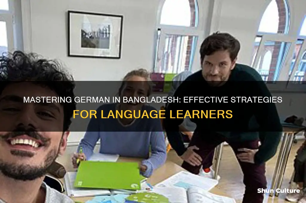 how to learn german language in bangladesh