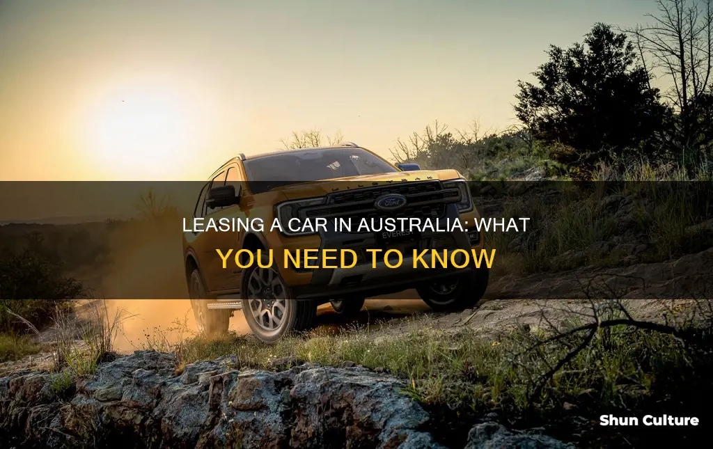 how to lease a car australia