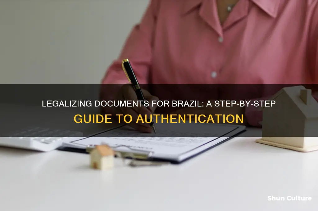 how to legalize a document for brazil
