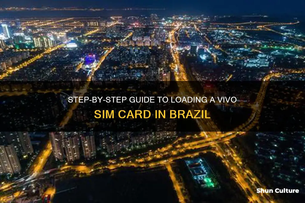 how to load vivo sim card brazil