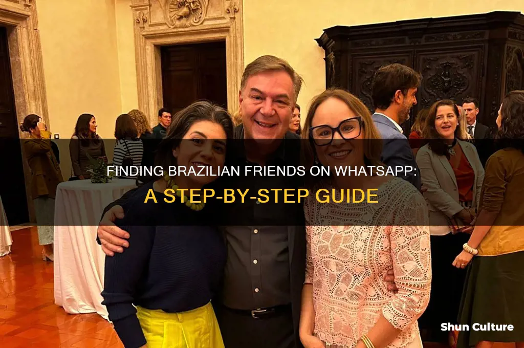 how to look for a friend in brazil whats app